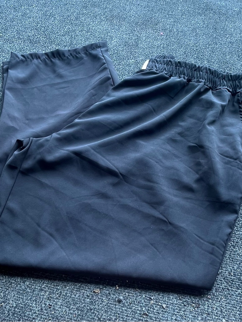 Black Women's Elastic Waist Pants